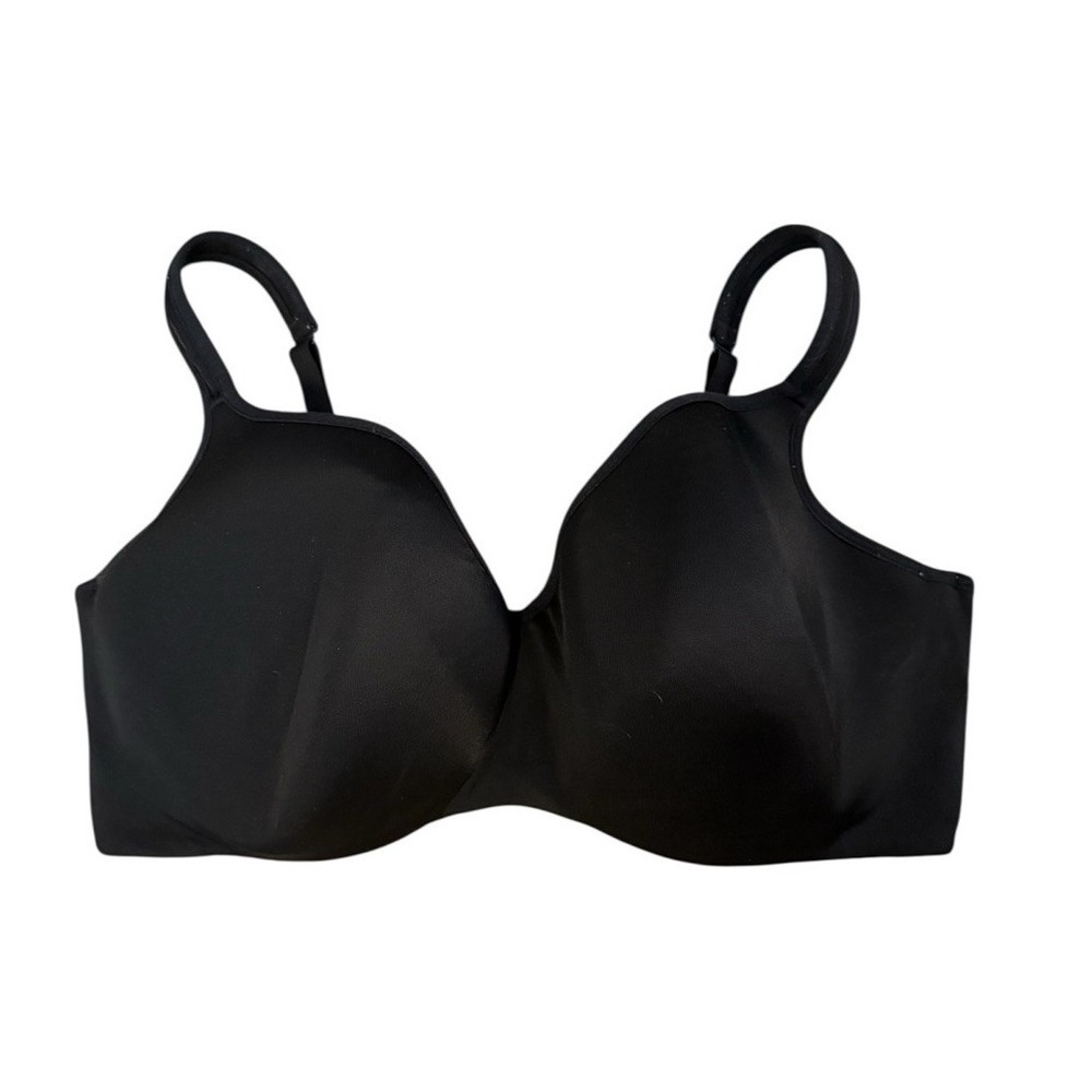 Cacique Smooth Lightly Lined Balconette Bra Black 42DDD